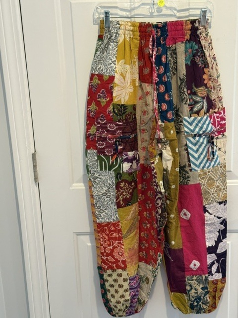 P4 S | Pol Patchwork Jogger Pants | Multi | One Size S-L